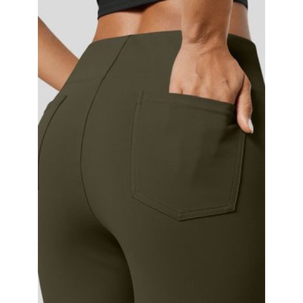 Halara Flex™ High Waisted Back Side Pocket Slight Flare Work Pants size S - Picture 4 of 11